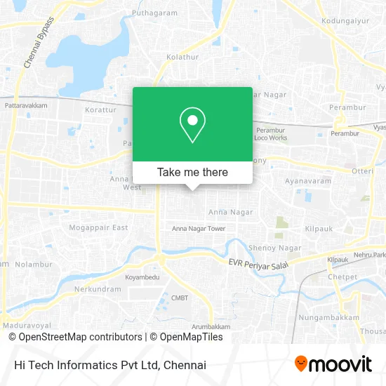 Hi Tech Informatics Pvt Ltd map