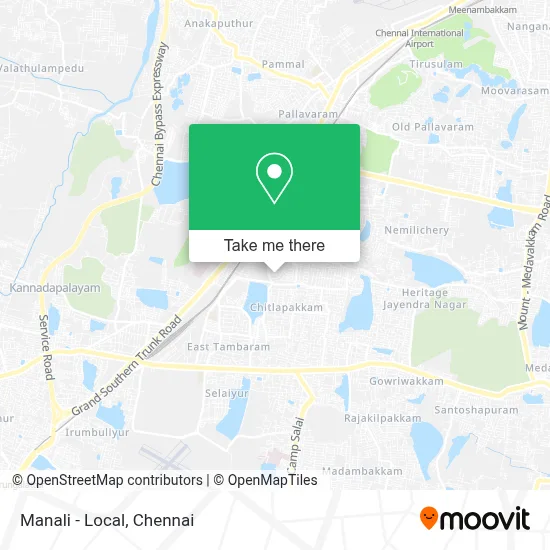 Manali - Local map