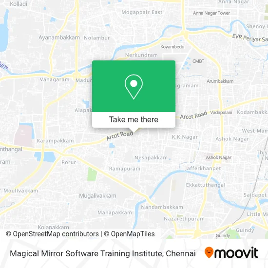 Magical Mirror Software Training Institute map