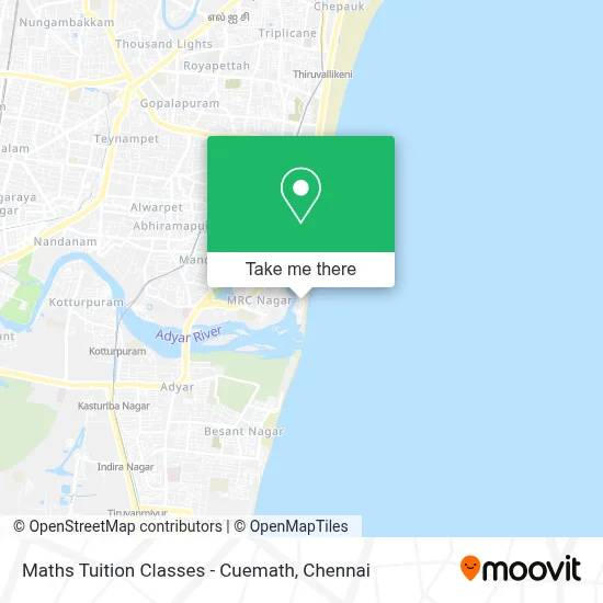 Maths Tuition Classes - Cuemath map