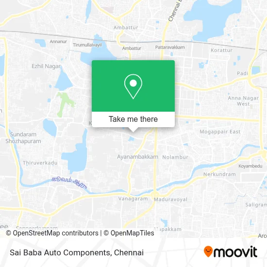 Sai Baba Auto Components map