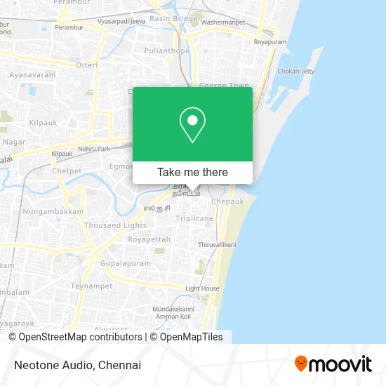 Neotone Audio map