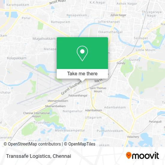 Transsafe Logistics map