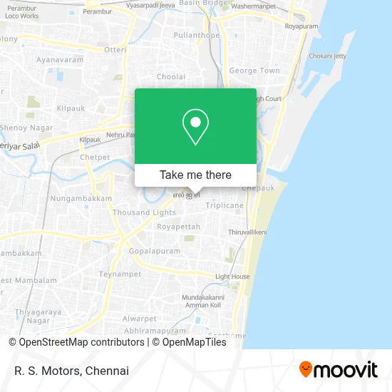 R. S Motors map