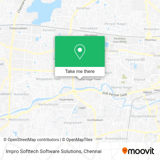 Impro Softtech Software Solutions map