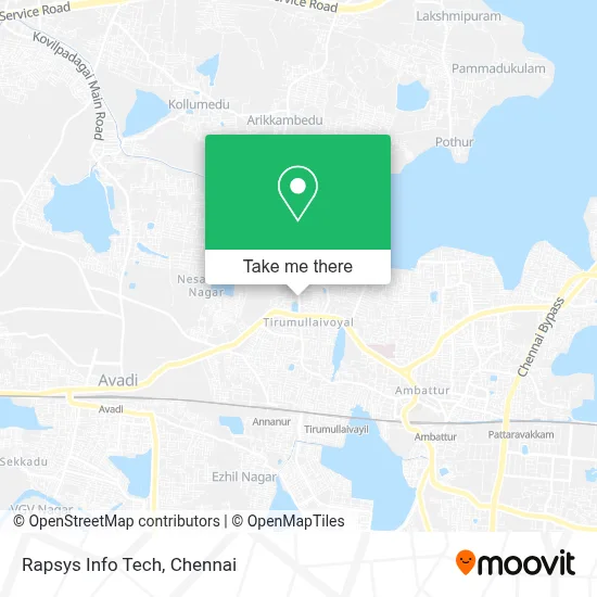 Rapsys Info Tech map