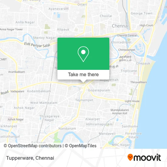 Tupperware map