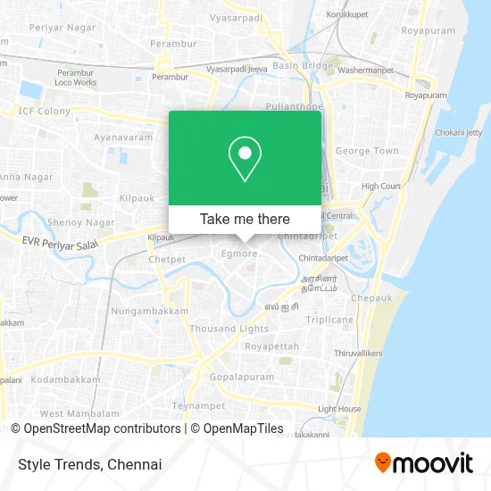 Style Trends map