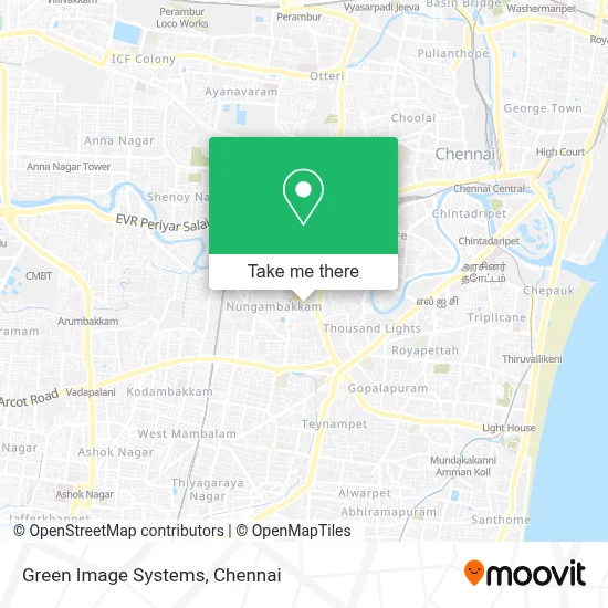 Green Image Systems map