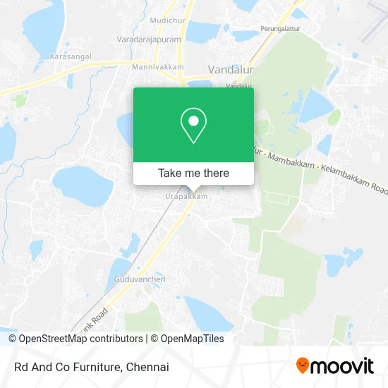 Rd And Co Furniture map