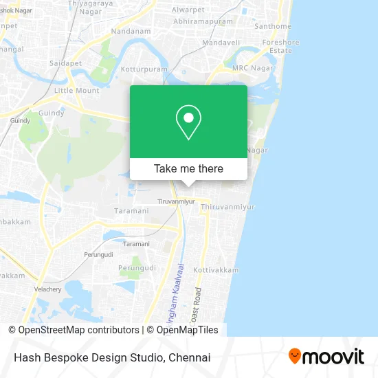 Hash Bespoke Design Studio map