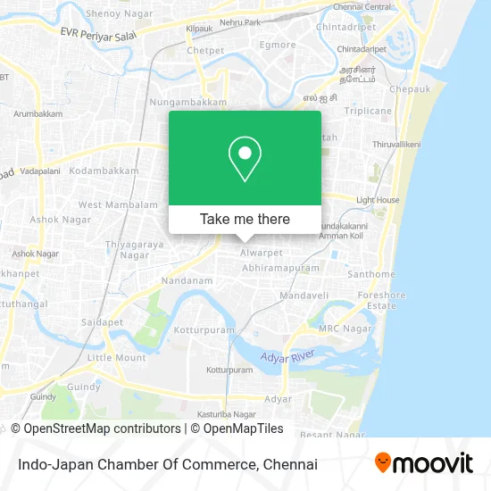 Indo-Japan Chamber Of Commerce map