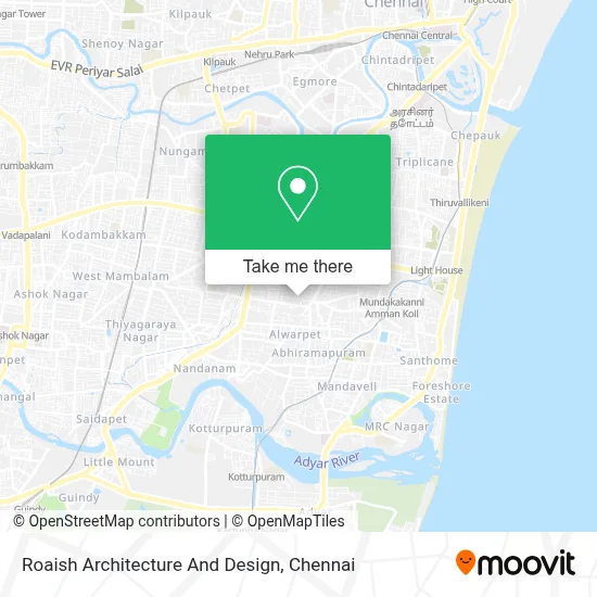 Roaish Architecture And Design map