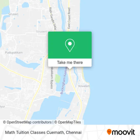 Math Tuition Classes Cuemath map