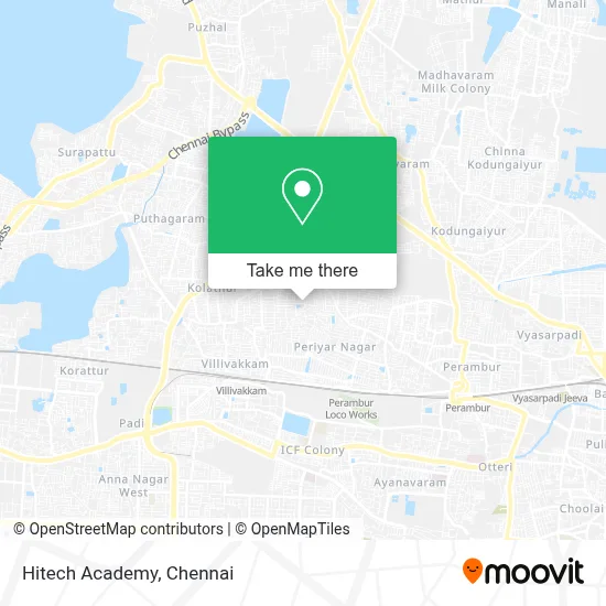Hitech Academy map