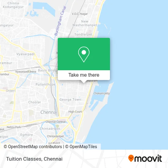 Tuitions Classes map