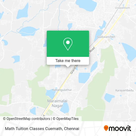 Math Tuition Classes Cuemath map
