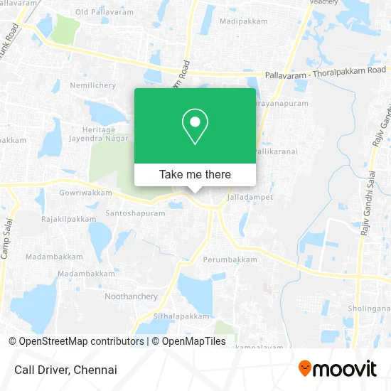 Call Driver map