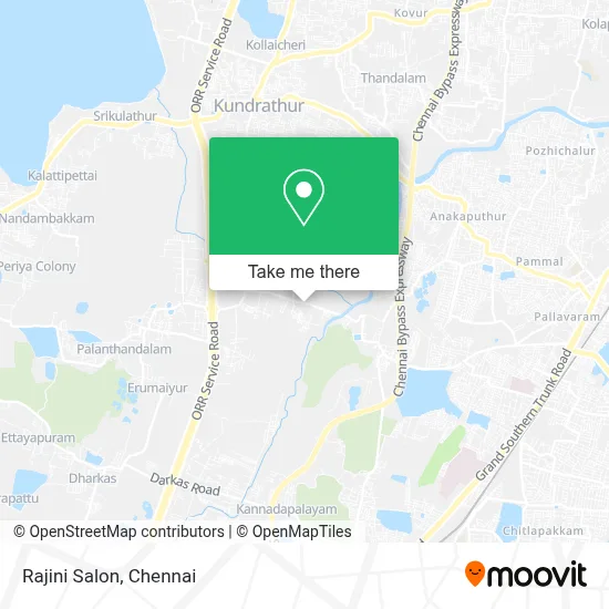 Rajini Salon map