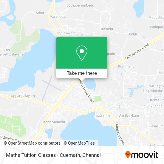 Maths Tuition Classes - Cuemath map