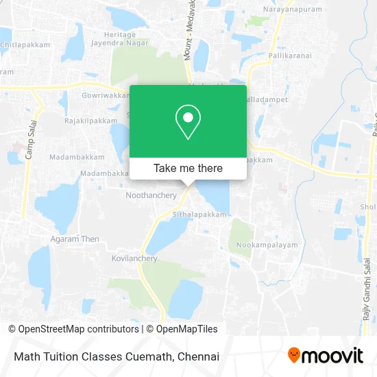 Math Tuition Classes Cuemath map