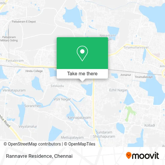 Rannavre Residence map