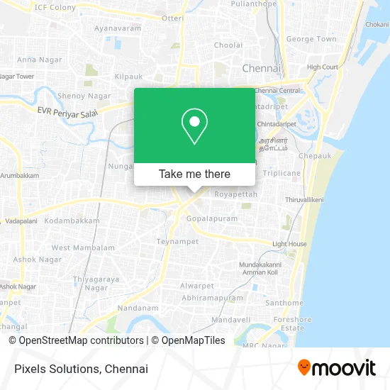 Pixels Solutions map