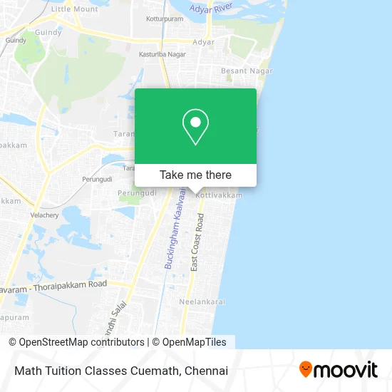 Math Tuition Classes Cuemath map
