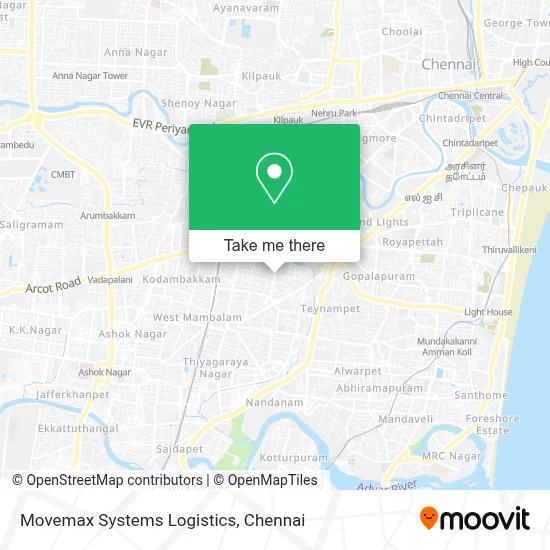 Movemax Systems Logistics map