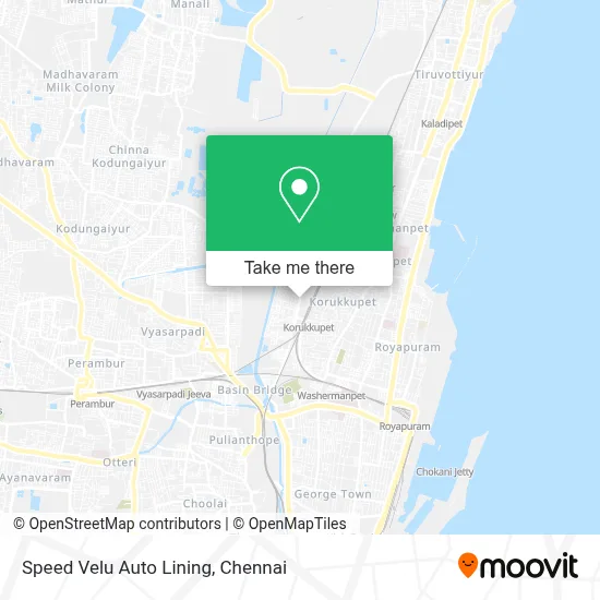 Speed Velu Auto Lining map