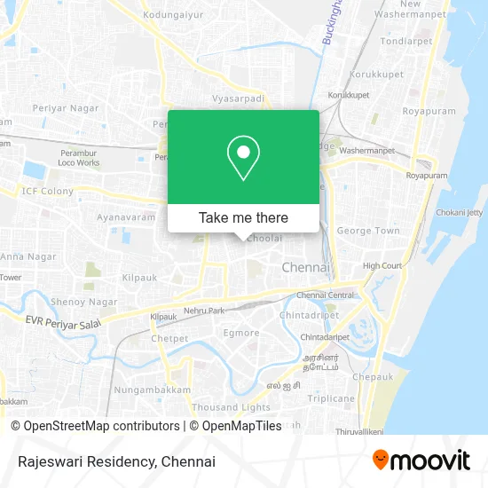 Rajeswari Residency map
