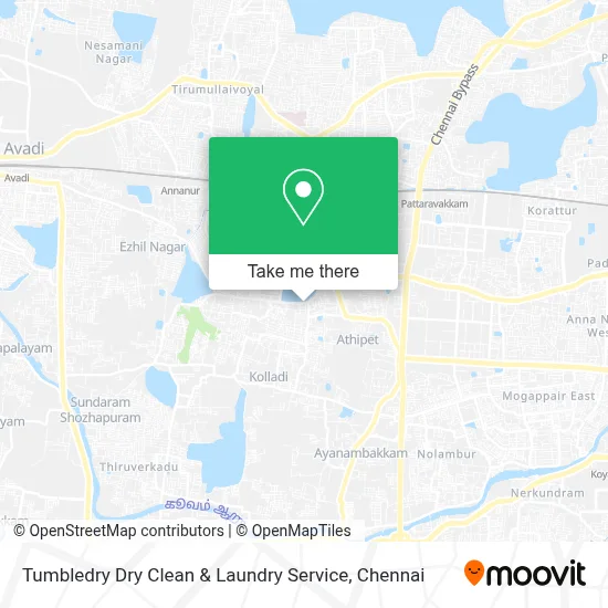 Tumbledry Dry Clean & Laundry Service map