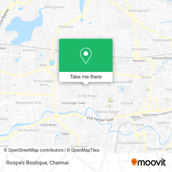 Roopa's Boutique map