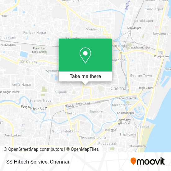 SS Hitech Service map