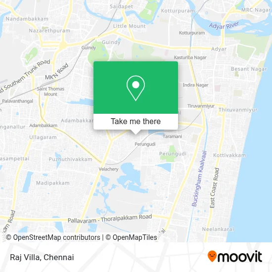 Raj Villa map