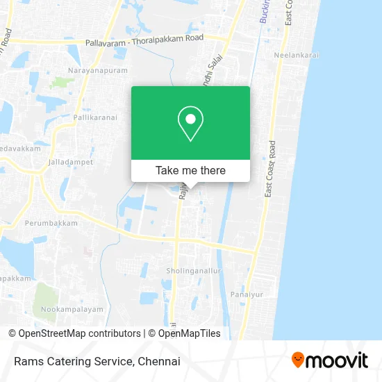 Rams Catering Service map