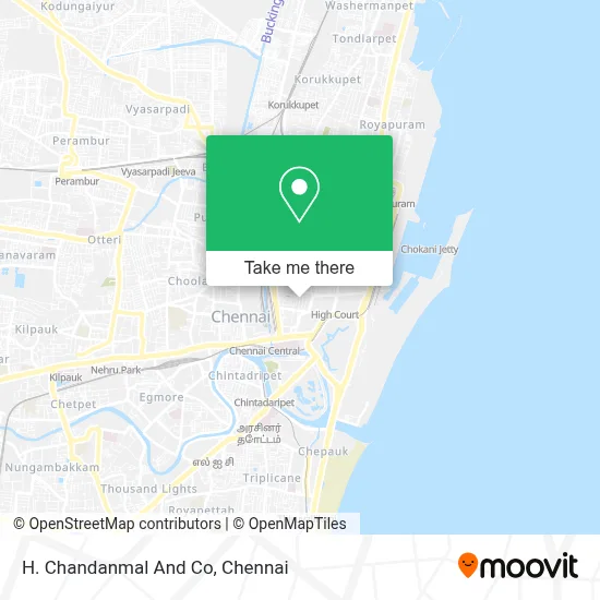 H. Chandanmal And Co map