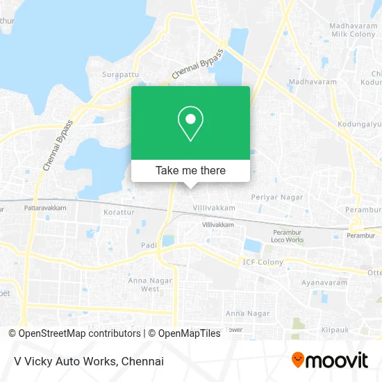 V Vicky Auto Works map