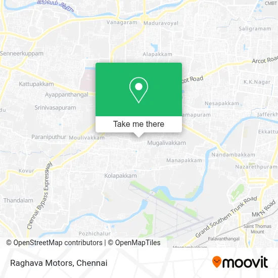 Raghava Motors map
