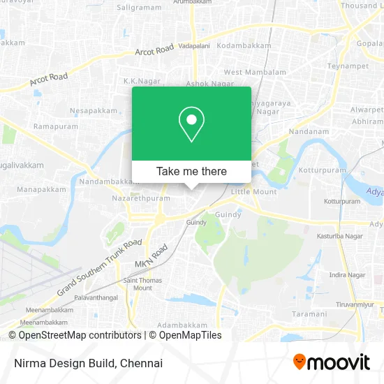 Nirma Design Build map