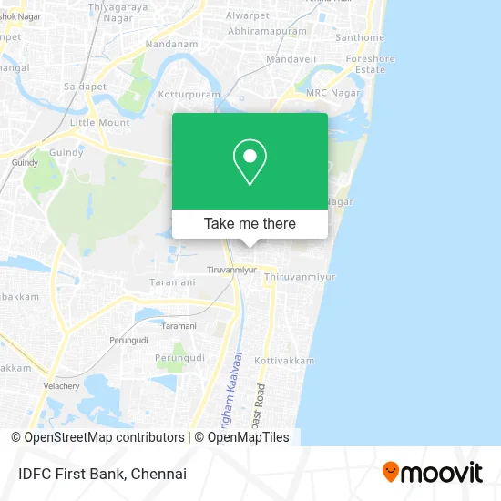 Idfc First Bank map