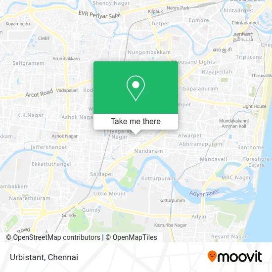 Urbistant map