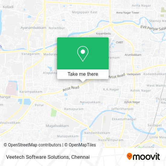 Veetech Software Solutions map