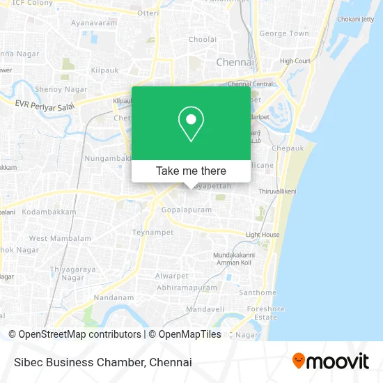 Sibec Business Chamber map
