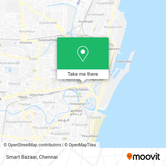 Smart Bazaar map