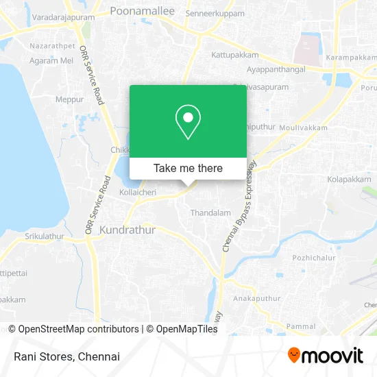 Rani Stores map
