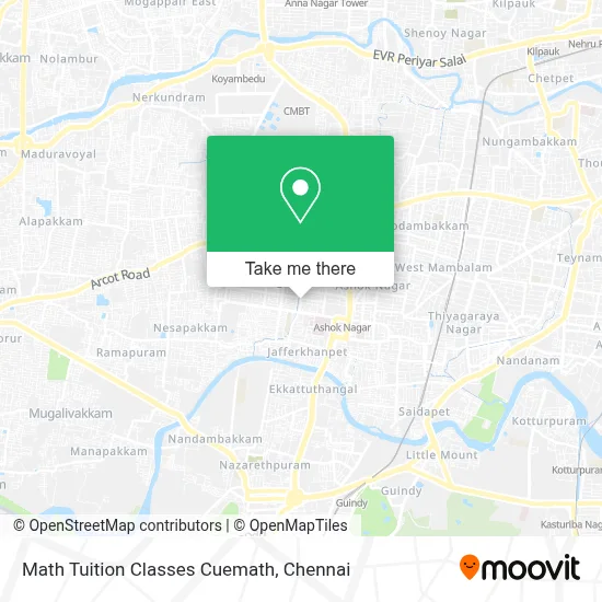 Math Tuition Classes Cuemath map