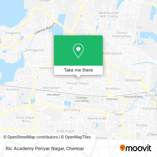 Ric Academy Periyar Nagar map