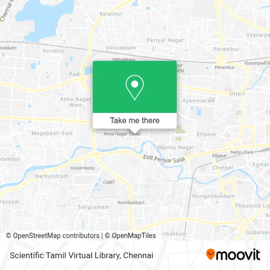 Scientific Tamil Virtual Library map