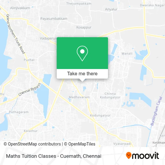 Maths Tuition Classes - Cuemath map